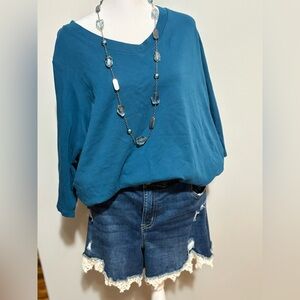 Teal Women's Top
